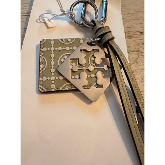New Tory Burch T MONOGRAM LOGO KEY RING/FOB - Picture 5 of 5